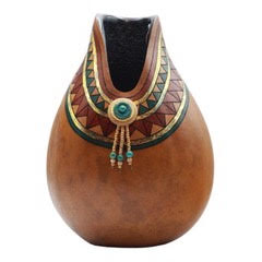 Artist Denise Pfau Art Decorative Gourds