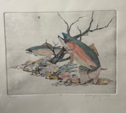 Artist Gretchen Fellerhoff-White Art Etchings